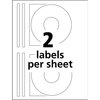 Avery CD Labels, Laser, 100/PK, White 100PK AVE5698